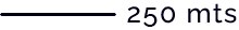 250 mts